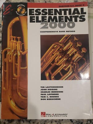 Essential Elements Baritone B.C. Book 2 Comprehensive Band Method Hal Leonard 