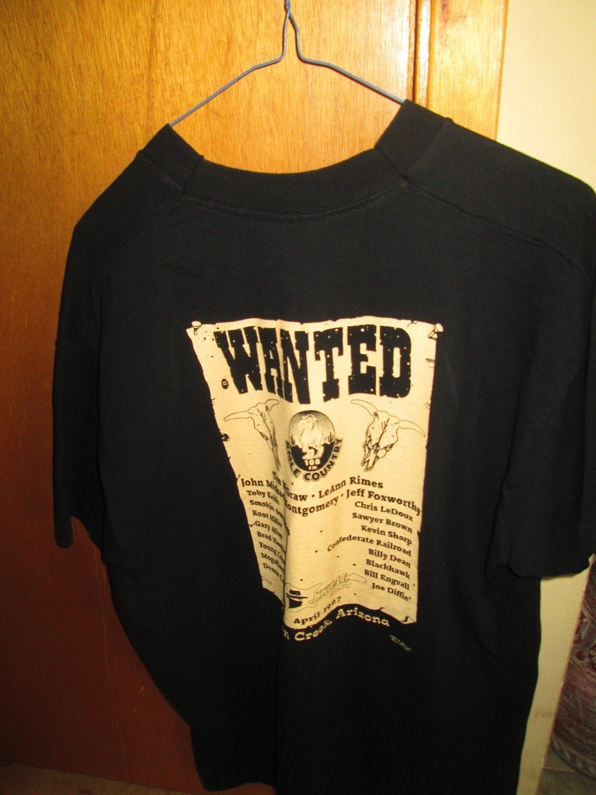 COUNTRY THUNDER U.S.A. CONCERT T-SHIRT 1997 XL TIM MCGRAW LEANN RIMES BLACKHAWK