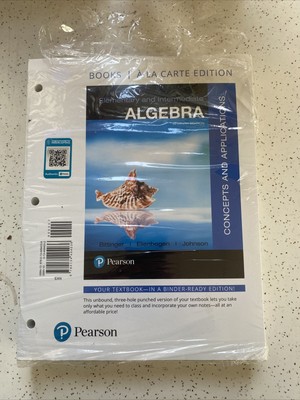 Elementary and Intermediate Algebra : Concepts and Applications, Books a la...