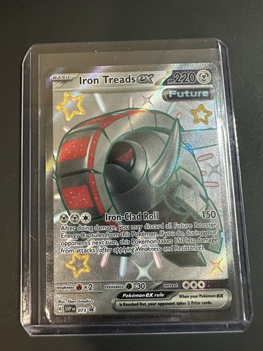Iron Treads ex SVP073 Shiny Holo Black Star Promo Pokemon Iron Treads ex SVP073 Shiny Holo Black Star Promo Pokemon
