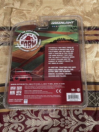 RARE Greenlight Down On The Farm Bale Throw Wagon Greenie Chase