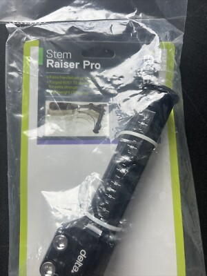Delta Stem Raiser PRO Black 1-1/8'' Diameter A-Head Stem Handlebar Riser 4.6''
