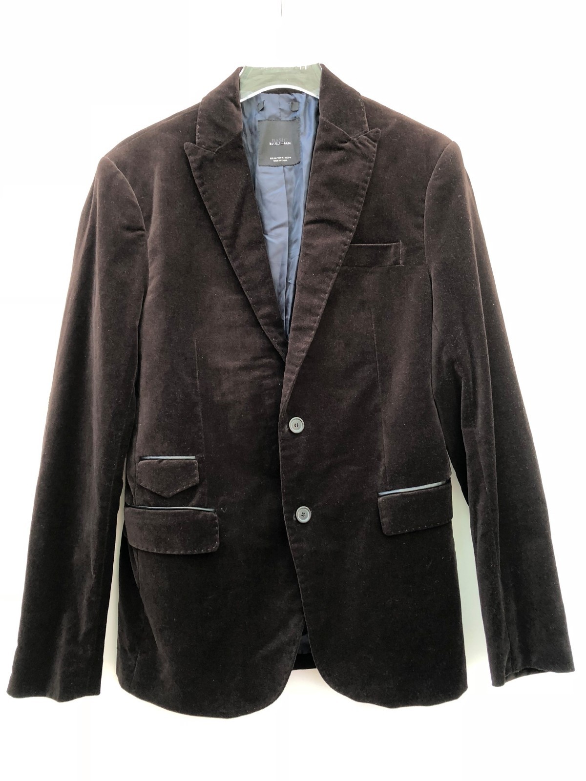 zara velvet jacket mens