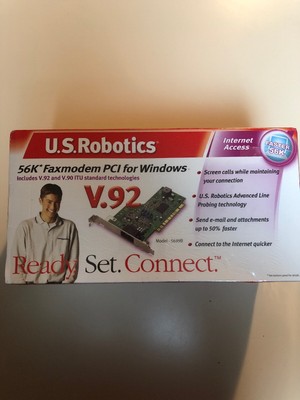 US Robotics 56k Faxmodem PCI For Windows (V.92) Model: USR5699B*NEW SEAL IN BOX!