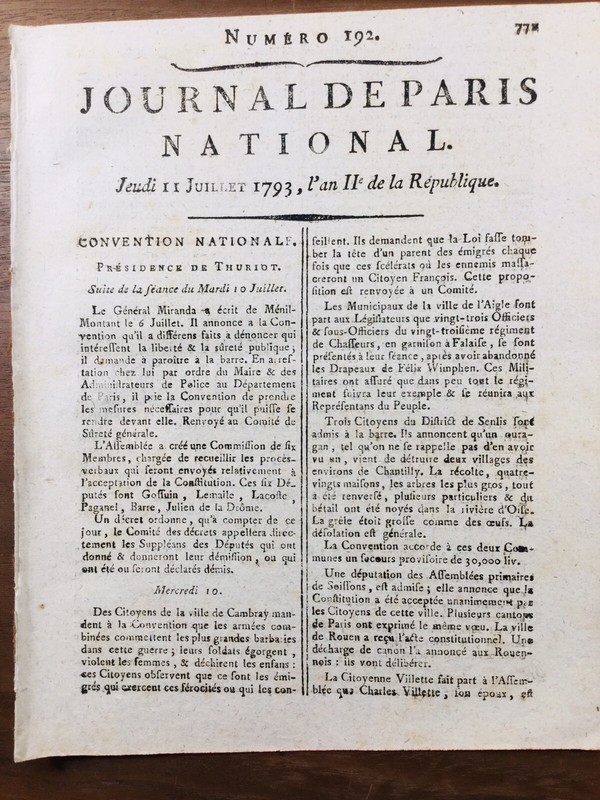 Bataille De ChÃ¢Tillon 1793 Camille Desmoulins Miranda Chouans Sandoz Westermann