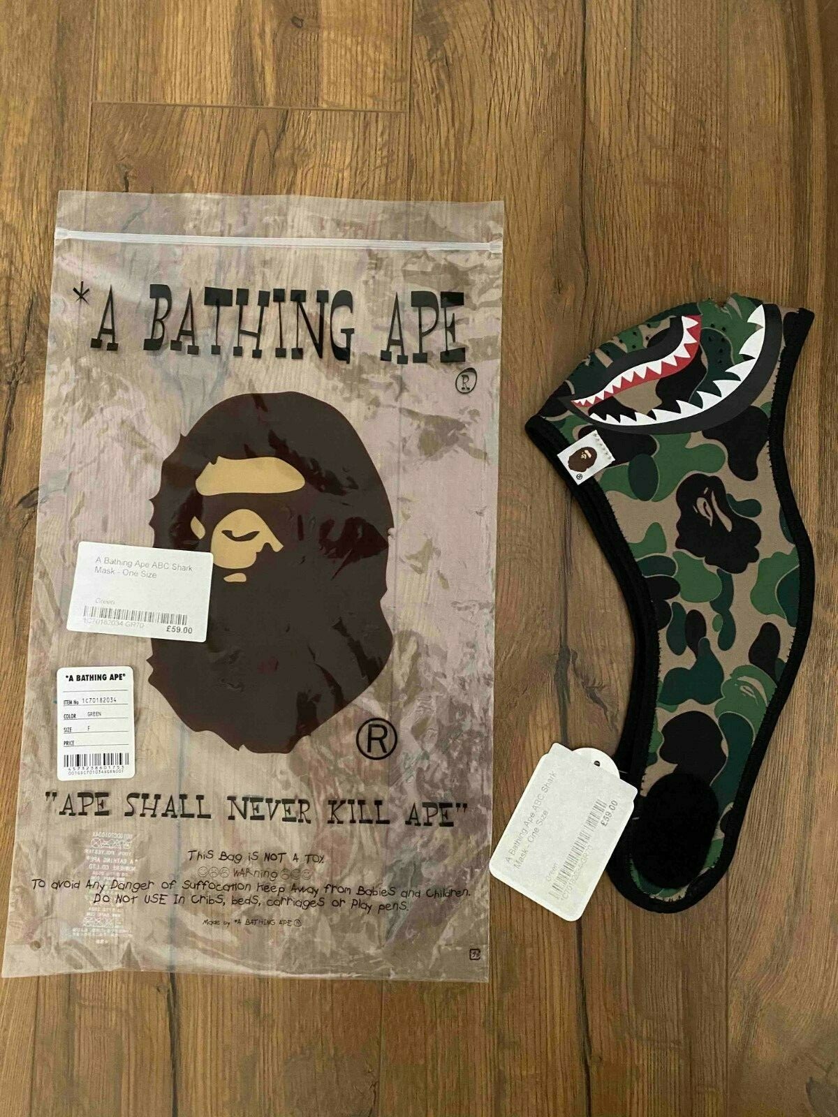 BAPE 1ST / ABC / MULTI CAMO MASK (4個セット) BAPE® MASK COLLECTION – us.bape.com