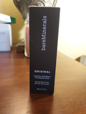 BareMinerals Original Liquid Mineral Foundation -Pick Color- 1 fl oz New in Box