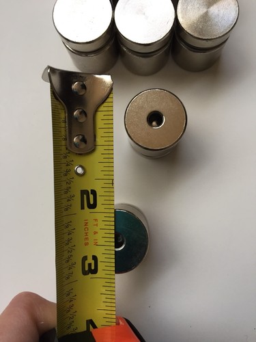 8pcs Silver Tone Stainless Steel Standoff Mounts Hardware for Acrylic /Glass