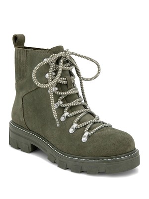 SPLENDID Женские зеленые язычковые ботильоны Gabbie с круглым носком на блочном каблуке 7 M