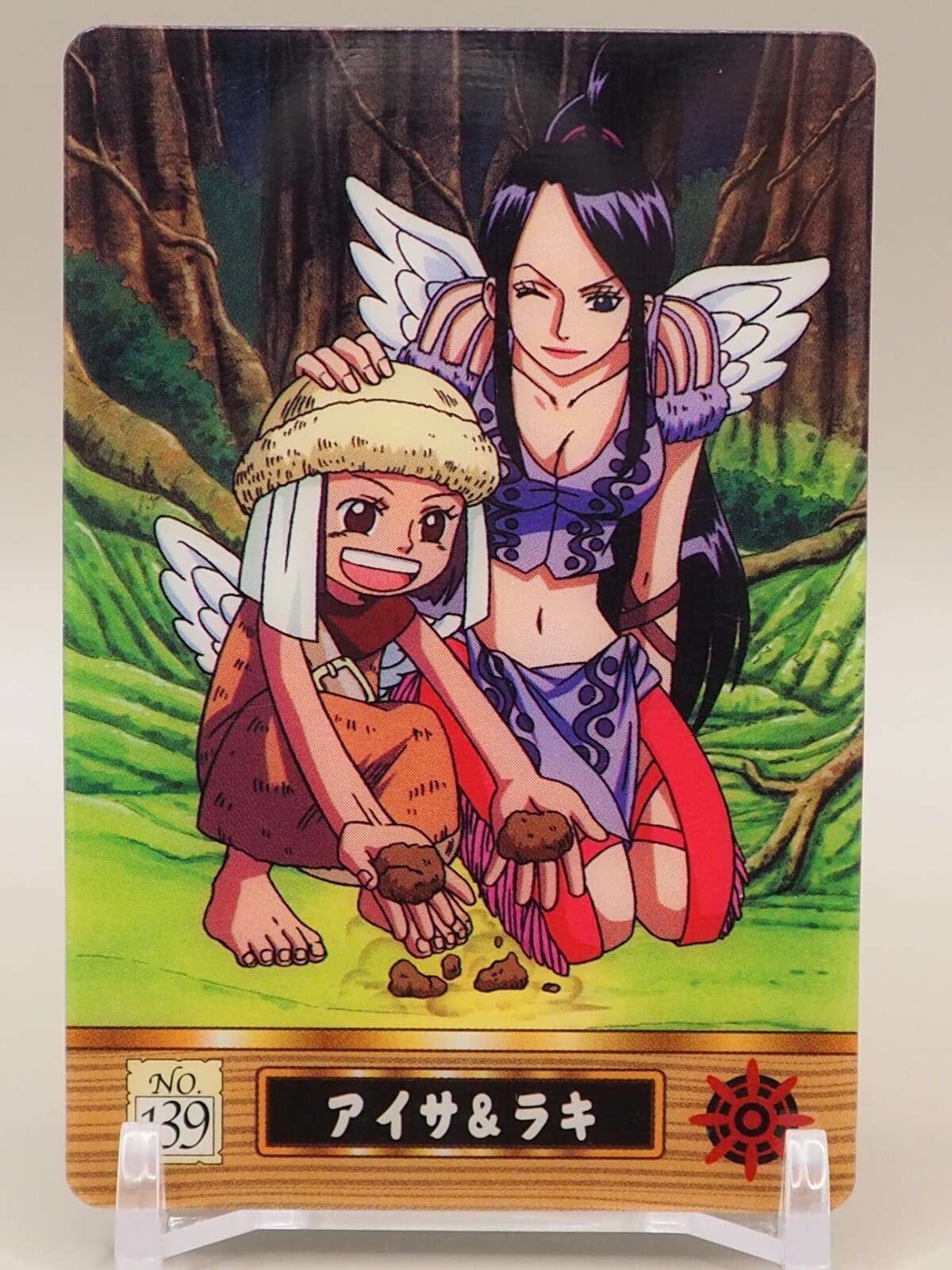Aisa & Raki One Piece Trading Card No. 139 Gummy Bandai