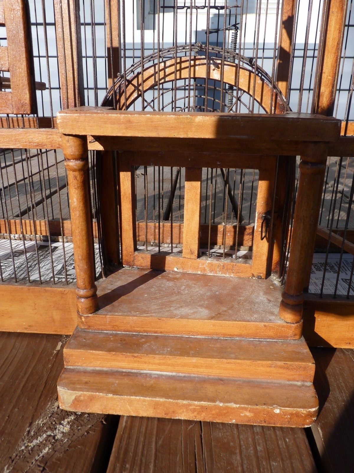 Antique VICTORIAN Style CATHEDRAL HUGE ORNATE BIRD CAGE   Safe For Birds / DECOR