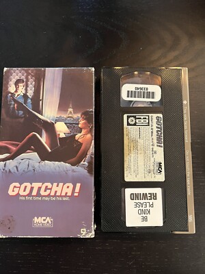 GOTCHA (VHS, 1985) ANTHONY EDWARDS LINDA FIORENTINO USED