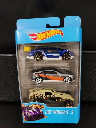 Hot Wheels 3 Three Car Pack (New) Some Boxes May Have Small