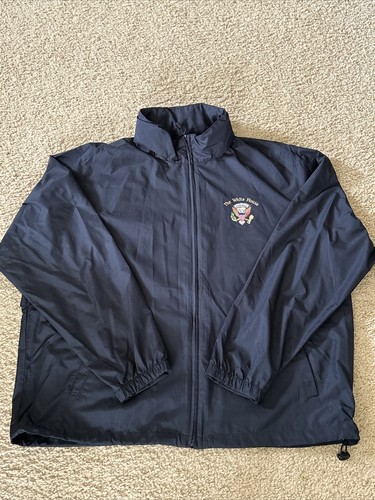 North End Windbreaker Hooded Jacket Mens Size XL Black Nylon