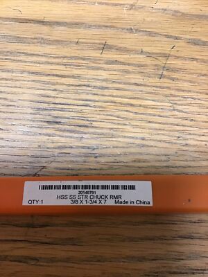 HERTEL 3/8  X 1-3/4  X7  HSS SS STR CHUCK REAMER