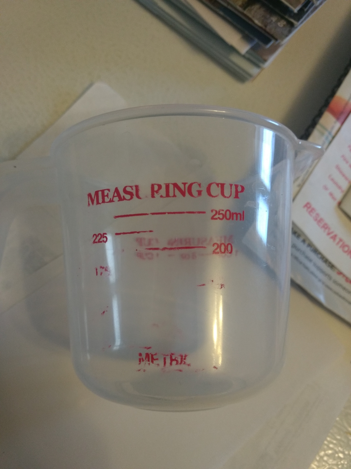 Norpro 3035 1-Cup Plastic Measuring Cup