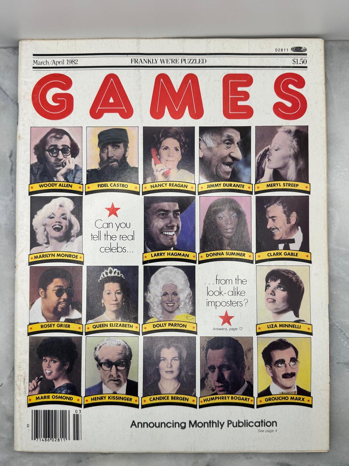 1982 Games Magazine - March/April Issue - Frankly, We're Puzzled