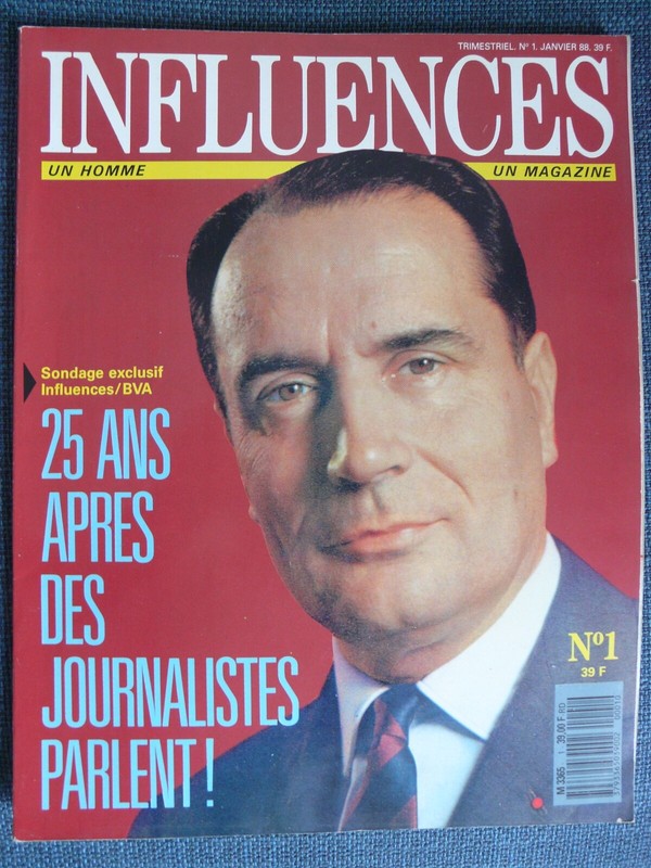 French Magazine - Influences NÂ° 1 - SpÃCial FranÃ§Ois Miterrand Janvier 1988