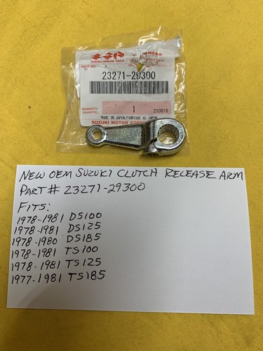 OEM SUZUKI CLUTCH ARM TS100,TS125,TS185,DS100,DS125,DS185