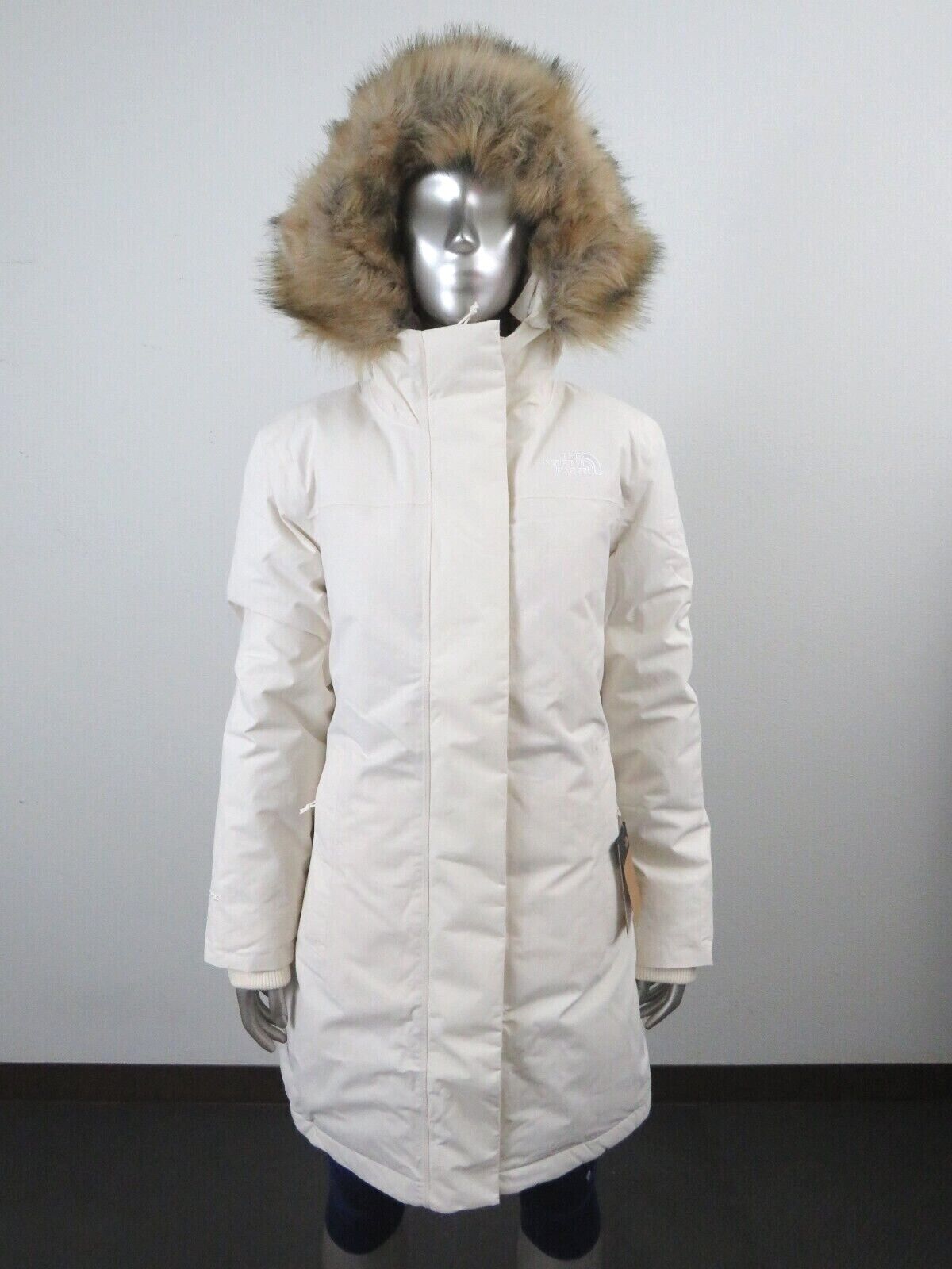 Pre-owned The North Face Womens  Tnf Arctic Parka Down Warm Winter Jacket - White