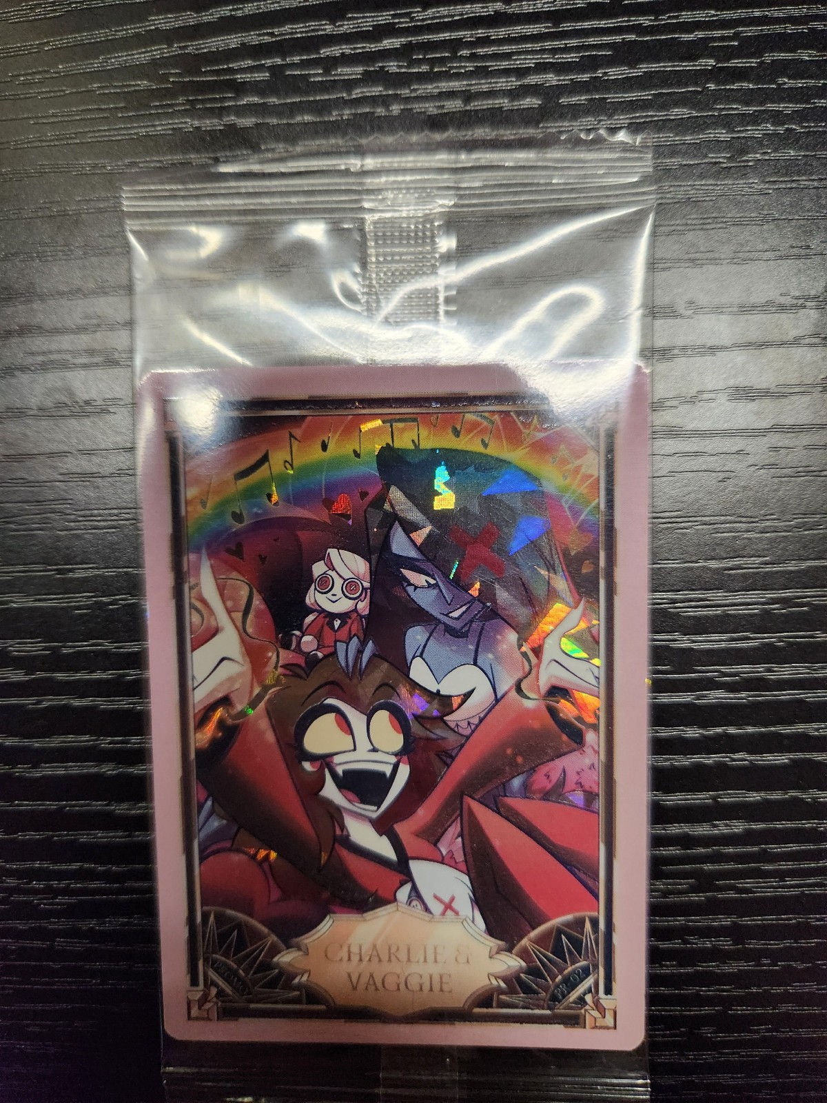 Hazbin Hotel Trading Cards Charlie & Vaggie Cracked Ice