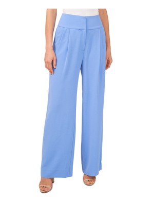 

CECE Женские голубые брюки свободного кроя с высокой посадкой и застежкой-молнией на крючках и перекладине, Light blue, 7022301