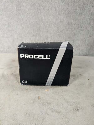 Duracell Procell Alkaline Batteries C 12/Box - Expired
