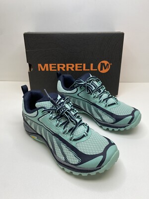 Merrell Women's J034430 Siren Edge 3 Hiking Shoes in Navy / Wave - 6