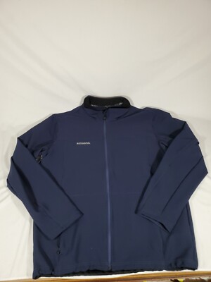 Rossignol Soft Shell Performance Jacket Sz XXL Blue R Wind Clean Ships Free 