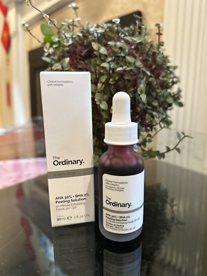 The Ordinary~AHA 30% + BHA 2% Peeling Solution~30ml / 1 fl oz each~NIB~