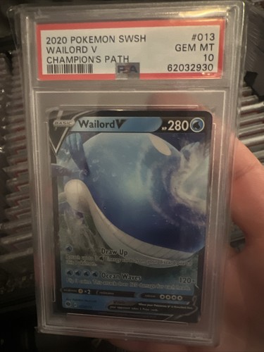 Pokémon TCG Wailord V Champion's Path 013/073 Holo Ultra Pokémon TCG Wailord V Champion's Path 013/073 Holo Ultra
