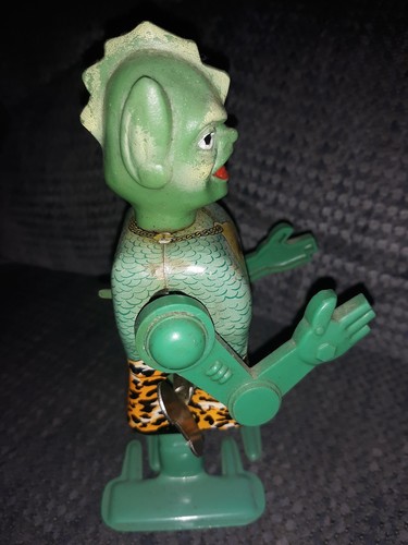 Vintage SON OF GARLOO Tin Toy by MARX Original Clockwork 1960s Working Works