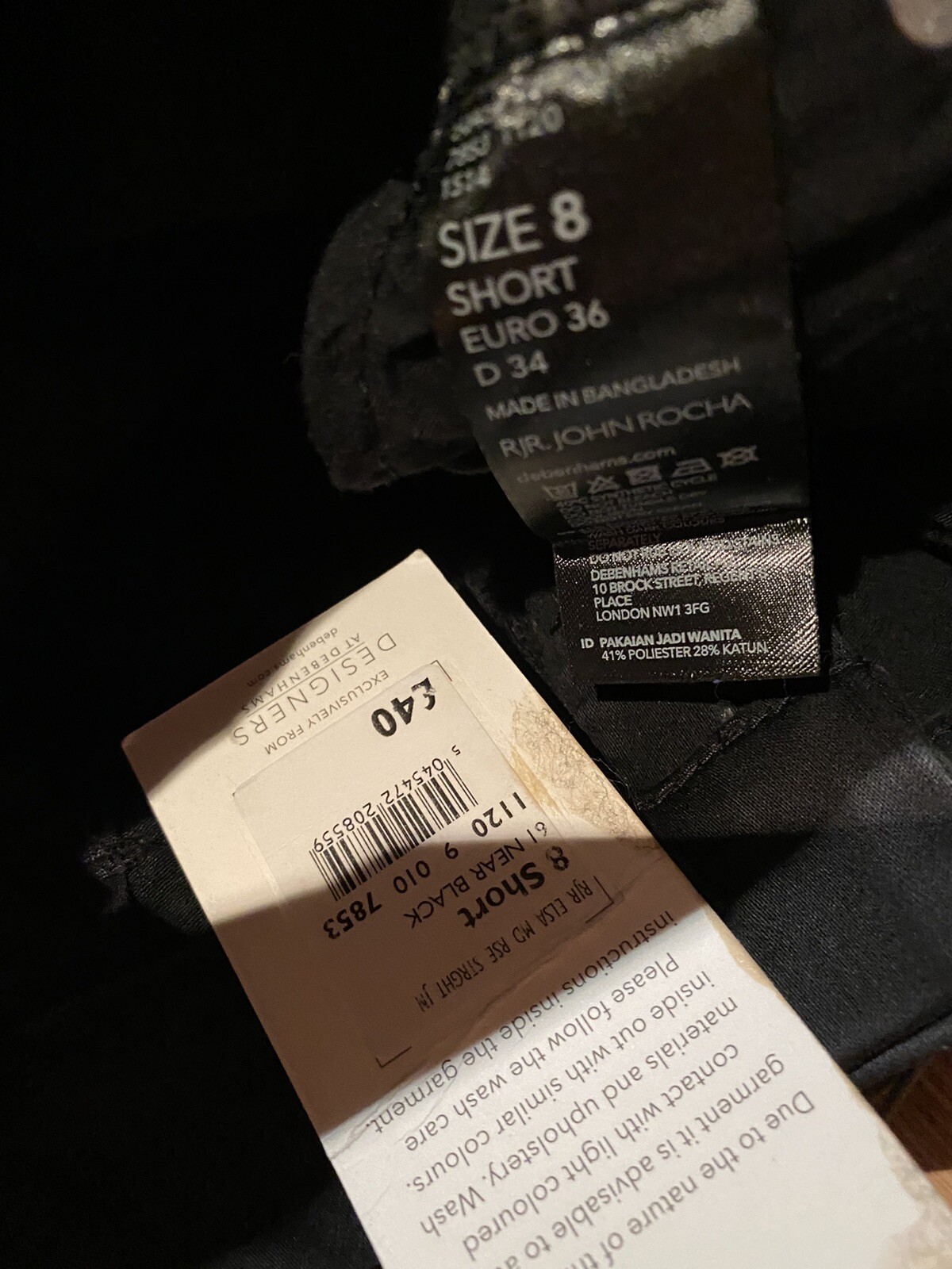 Black ELSA Jeans Mid Rise Straight Size 