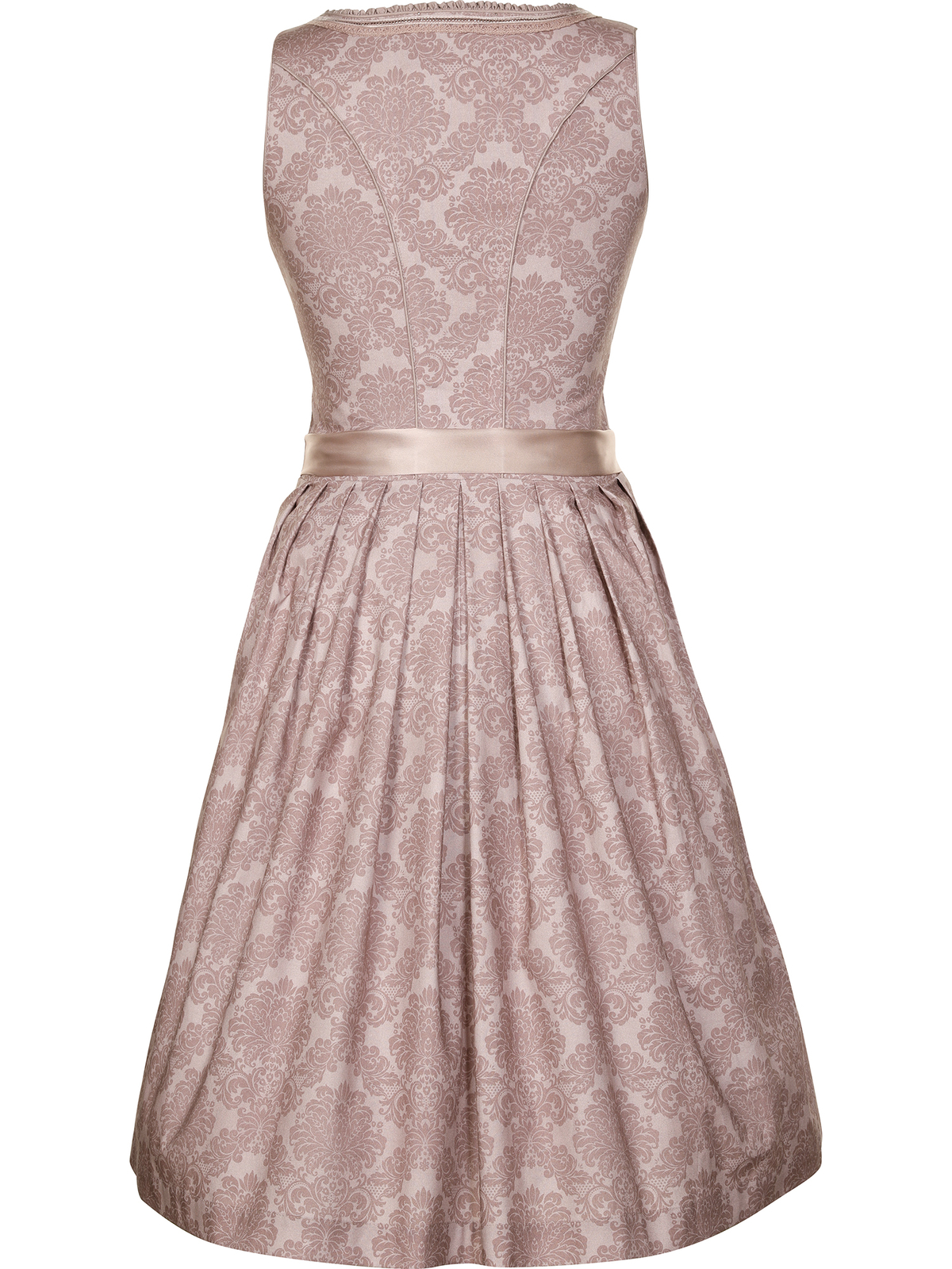 MARJO MARJO MIDI DIRNDL NARA 58ER LÄNGE SPITZENSCHÜRZE MAUVE DAMEN TRACHT KLEID SPITZE