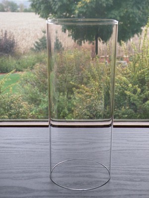 Glass Cylinder Tube 3 3/4