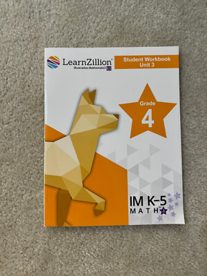 4th Grade - LEARN ZILLION - STUDENT WORKBOOK (Unit 3) (2021, Illustrative Math)