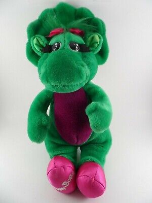 Vintage 1990s Barney & Friends Baby Bop 14'' Plush Stuffed Dinosaur Lyons Group