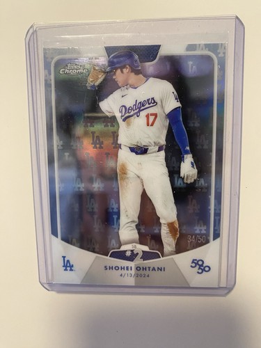 2024 Topps Shohei Ohtani 50/50 Chrome Logofractor #6 SB 2 34 2024 Topps Shohei Ohtani 50/50 Chrome Logofractor #6 SB 2 34
