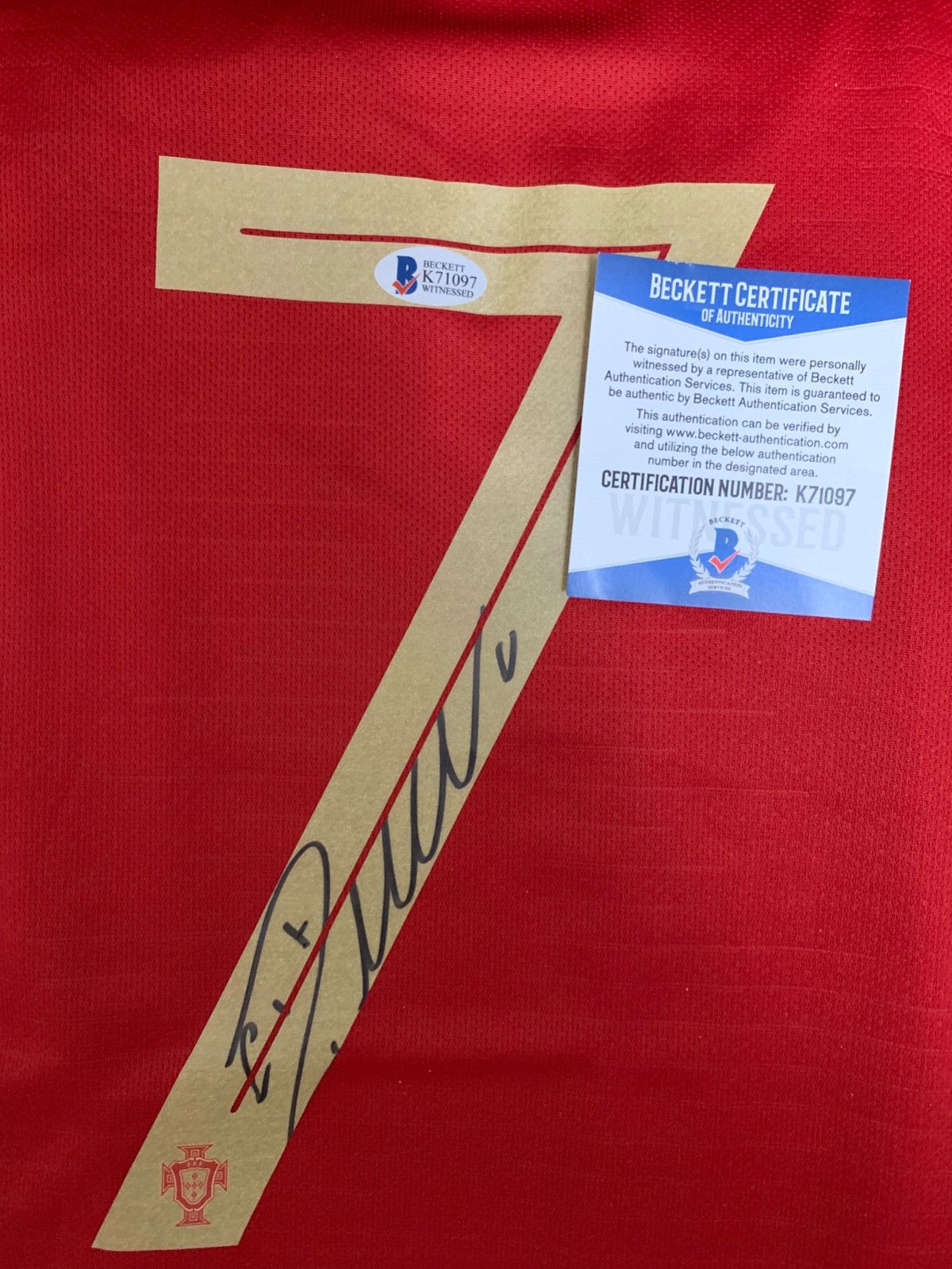 Cristiano Ronaldo Signed 2018 Portugal Nike Jersey (Beckett COA)