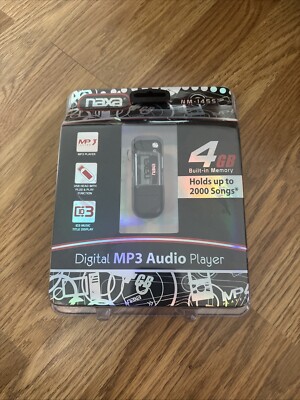 New NAXA Electronics NM-1455 Digital MP3 Audio Player with 4 GB Built-in Memory