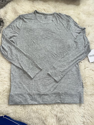 1 Calvin Klein ultra soft modern modal lounge sleepwear long sleeve shirt NM2234