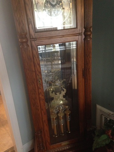 Howard Miller Oak Grandfather Clock