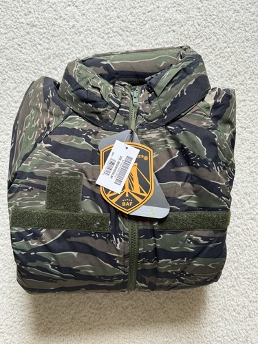 Pre-owned Us Army Cold Weather Parka Primaloft Jacket Ecwcs Tiger Stripe Level 7 All Sizes In Brown