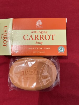 CARROT SOAP w/ANTI-AGING - MADINA (lightener overtime)
