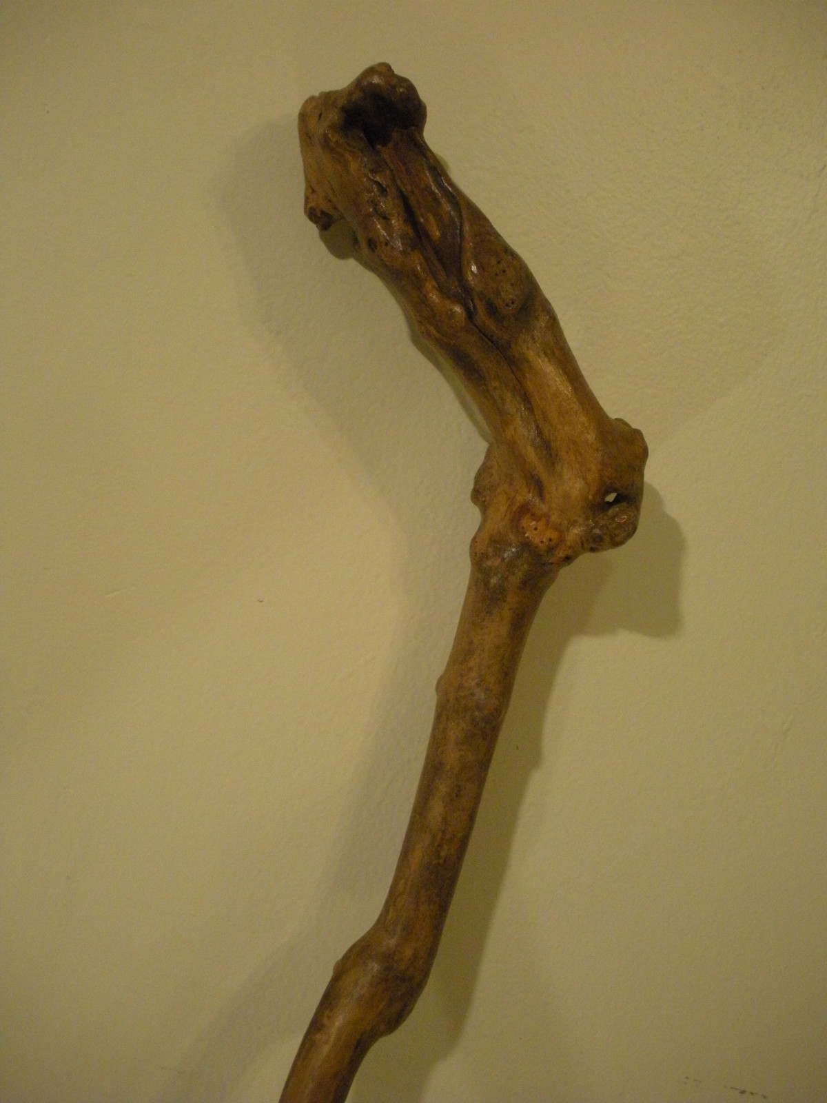 Vintage Wood Burl Walking Stick Cane Irish Shillelagh