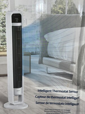 OmniBreeze Tower Fan with Internal Oscillation and Wi-Fi - Same Day Ship