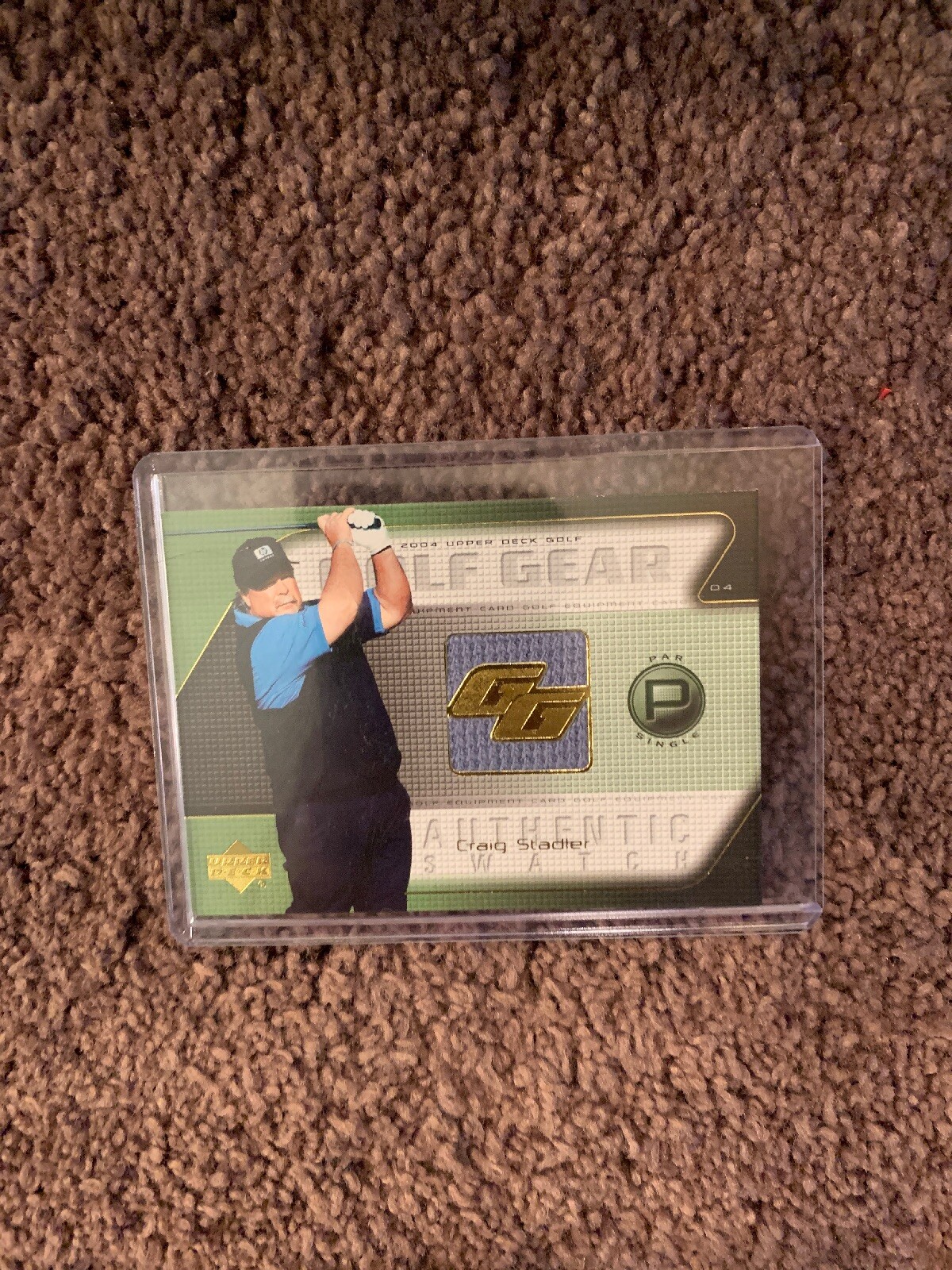 CRAIG STADLER 2004 UD Authentic Swatch