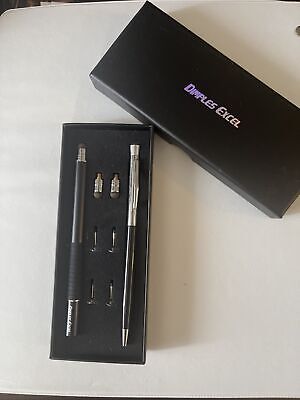 (2 in 1) Precision Dual Tip Stylus for iPad iOS Android - Black