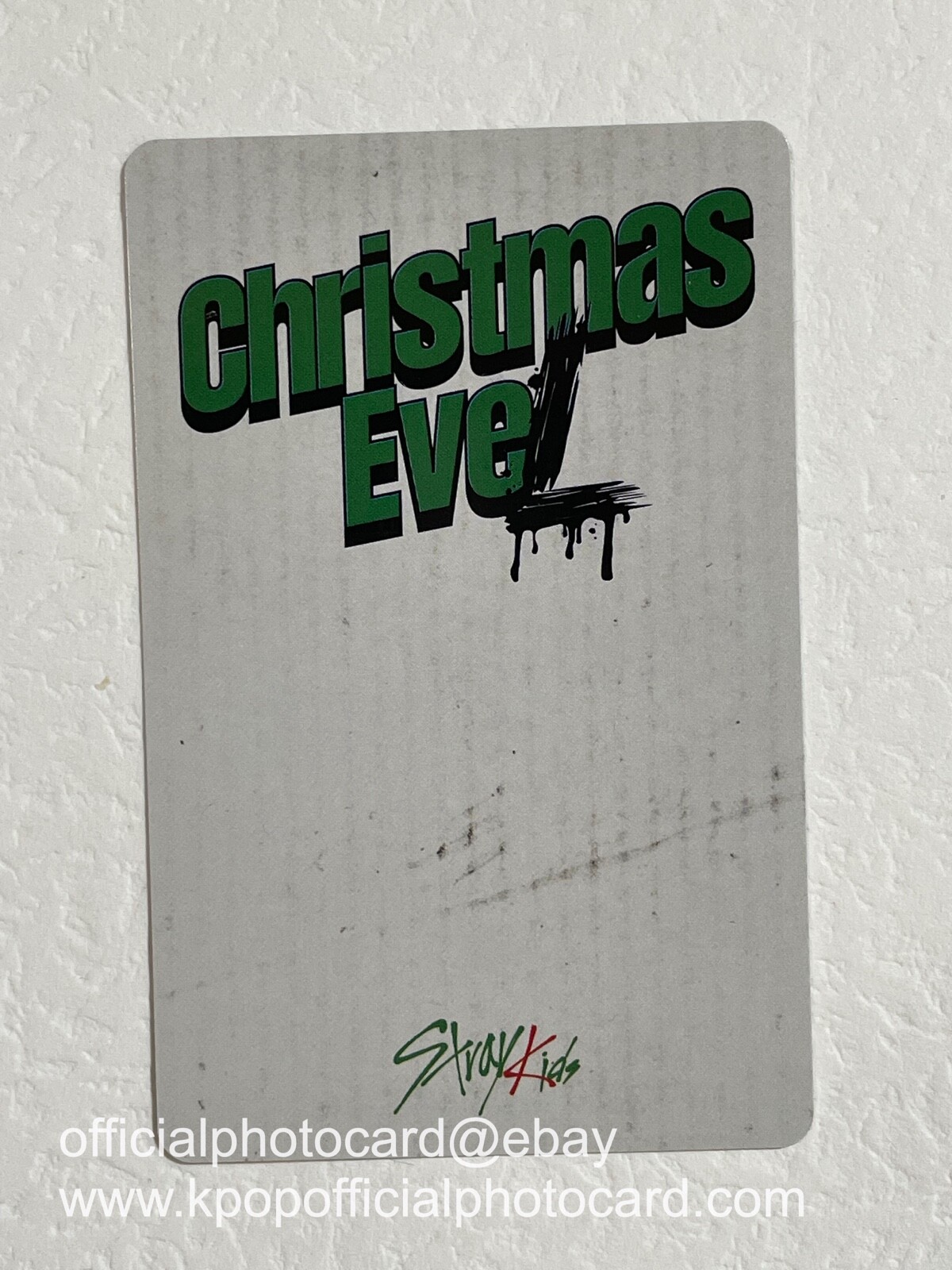 straykids christmas evel トレカ バンチャン 2枚セット Stray Kids Bang Chan Official Photo Card Set Christmas Evel
