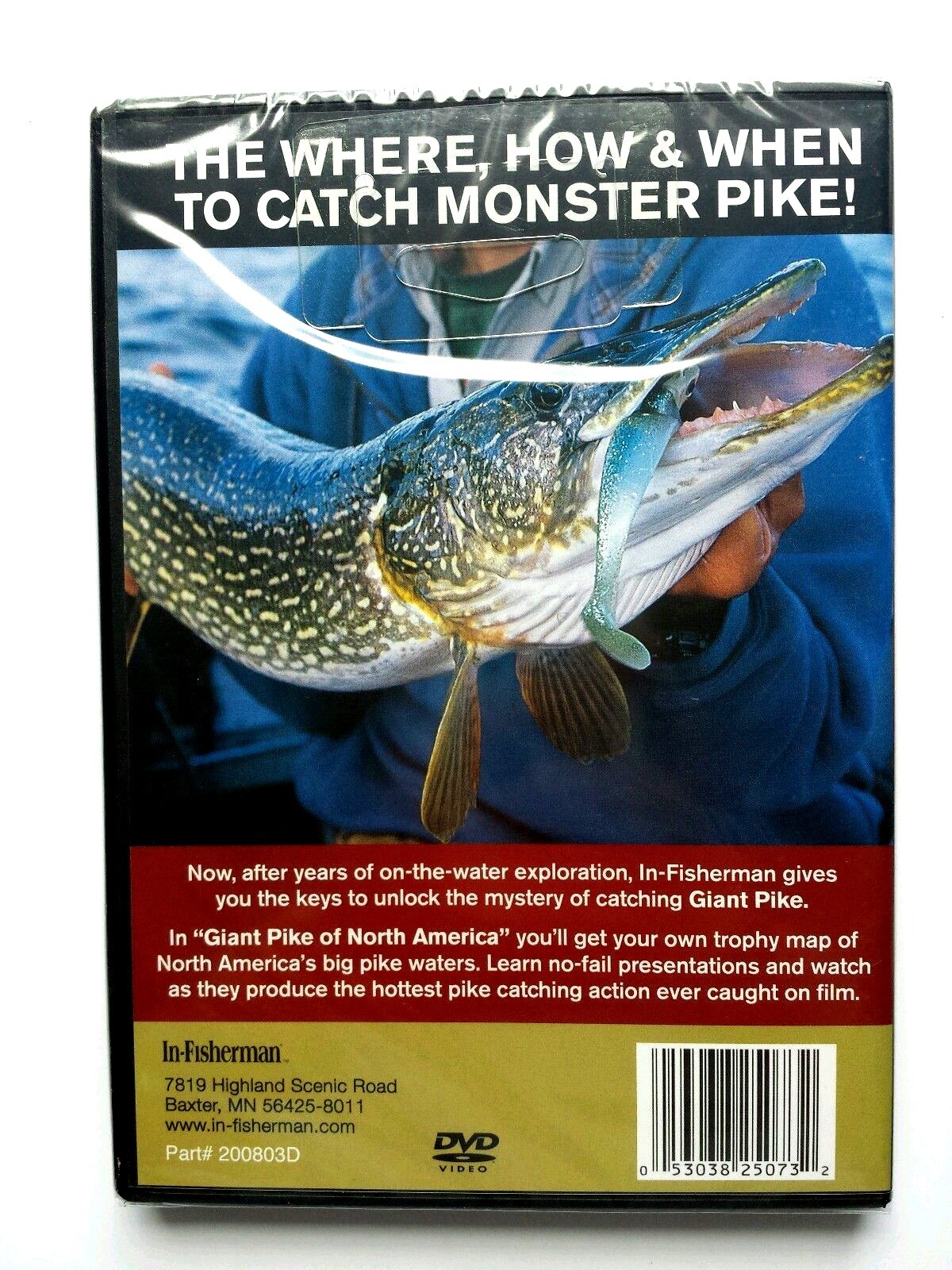 NEW In-Fisherman Giant Pike of North America DVD Video Jig Bait Fishing SEALED
